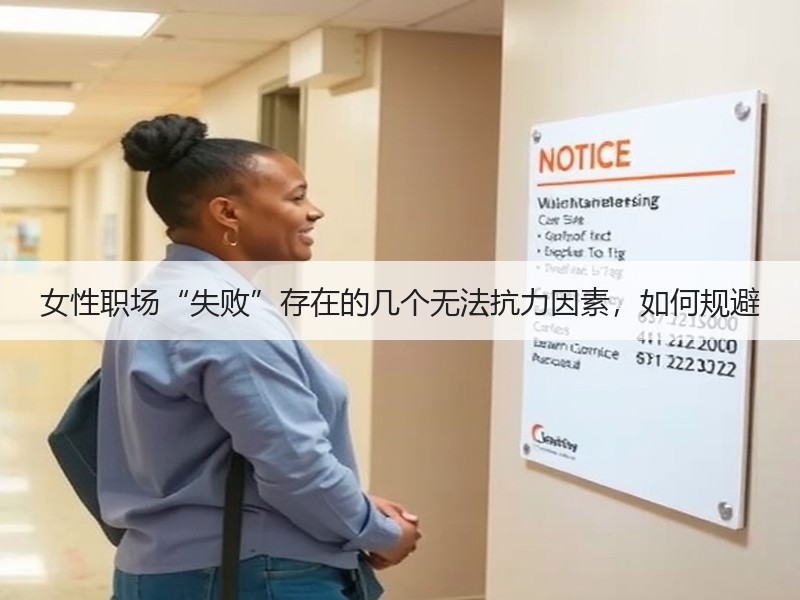 女性职场“失败”存在的几个无法抗力因素，如何规避
