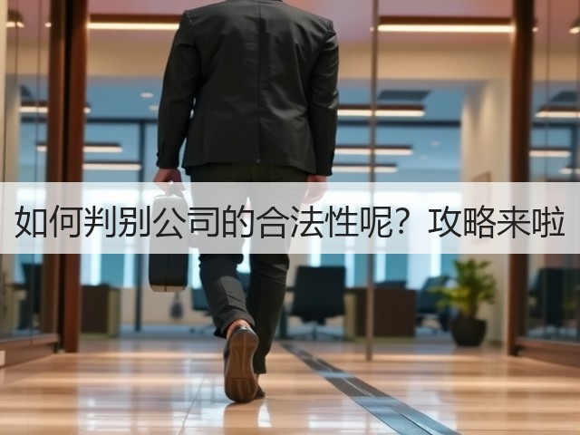 如何判别公司的合法性呢？攻略来啦(图1)
