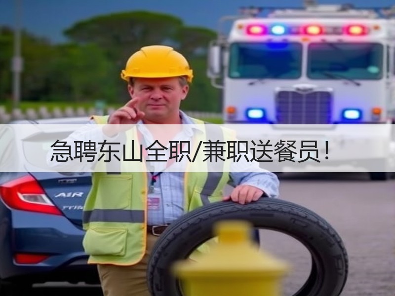急聘东山全职/兼职送餐员！