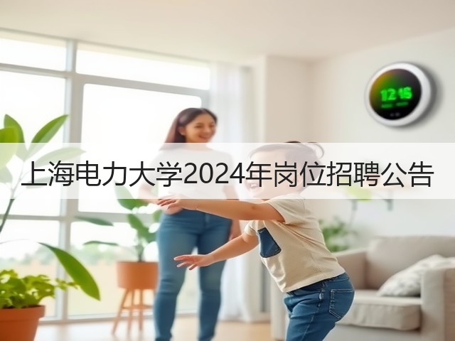 上海电力大学2024年岗位招聘公告(图1)