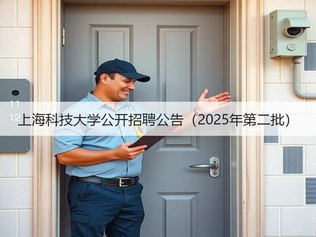 上海科技大学公开招聘公告（2025年第二批）(图1)
