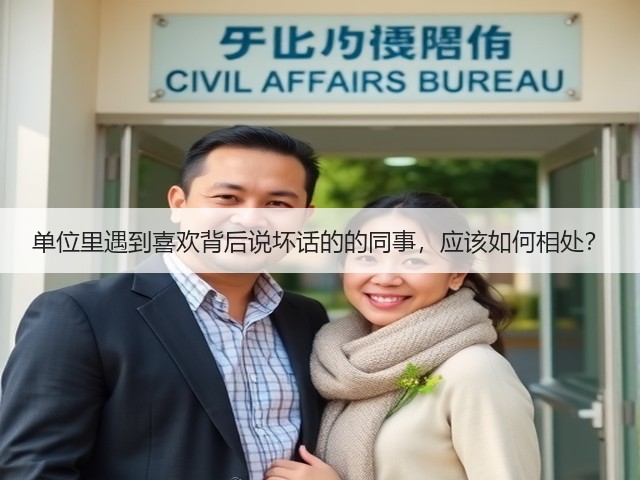 单位里遇到喜欢背后说坏话的的同事,应该如何相处?(图1) 单位里遇到喜欢背后说坏话的的同事,应该如何相处?(图1)