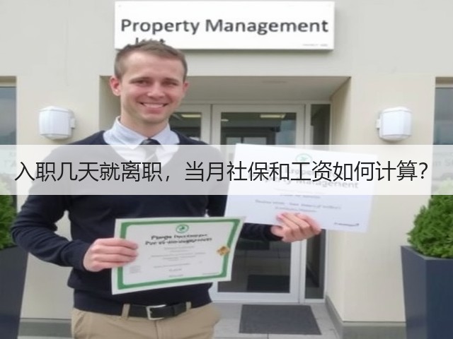 入职几天就离职,当月社保和工资如何计算?(图1) 入职几天就离职,当月社保和工资如何计算?(图1)