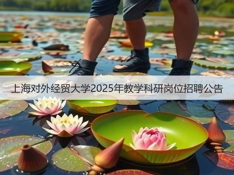 上海对外经贸大学2025年教学科研岗位招聘公告