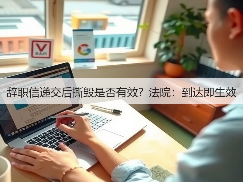 辞职信递交后撕毁是否有效？法院：到达即生效