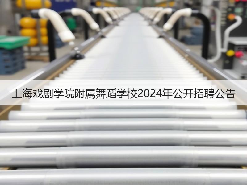 上海戏剧学院附属舞蹈学校2024年公开招聘公告