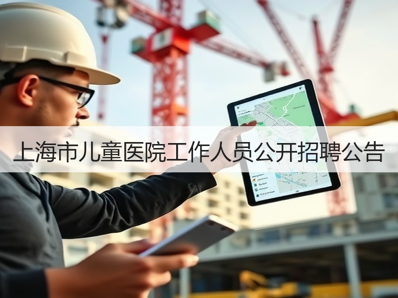 上海市儿童医院工作人员公开招聘公告