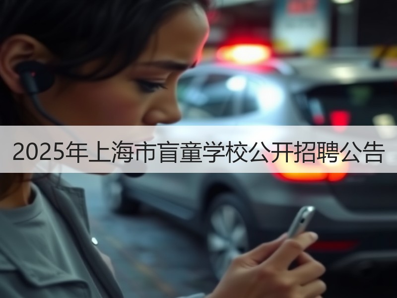 2025年上海市盲童学校公开招聘公告