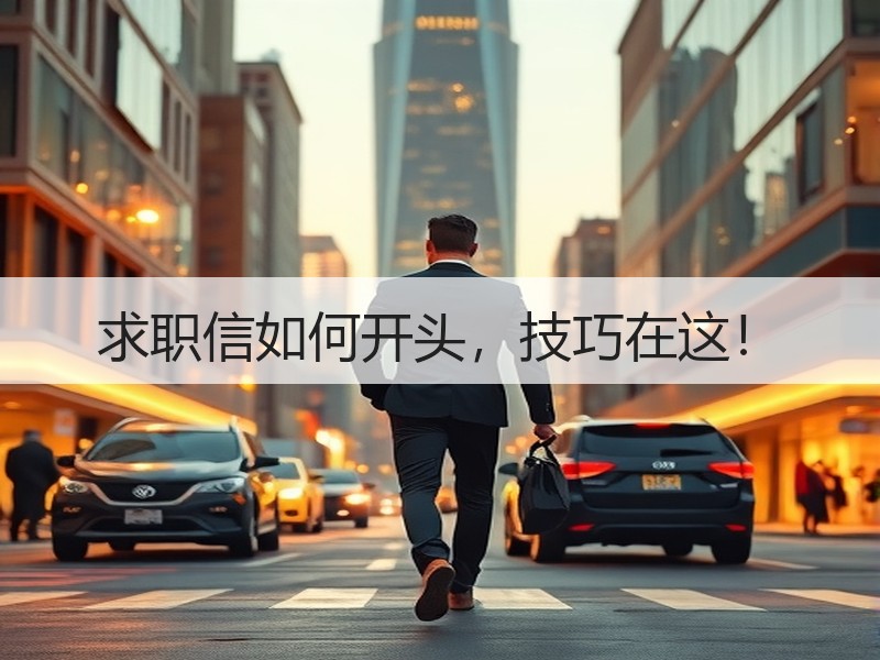求职信如何开头，技巧在这！