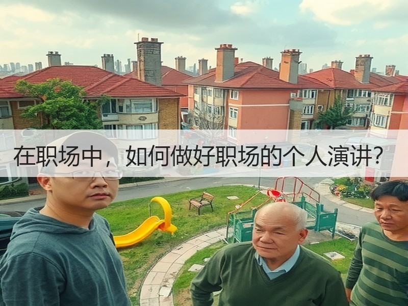 在职场中，如何做好职场的个人演讲？