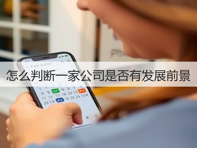 怎么判断一家公司是否有发展前景(图1) 怎么判断一家公司是否有发展前景(图1)