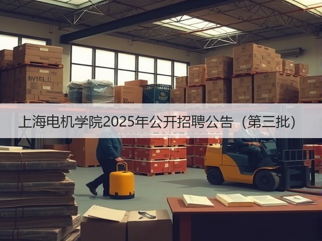 上海电机学院2025年公开招聘公告(第三批)(图1) 上海电机学院2025年公开招聘公告(第三批)(图1)