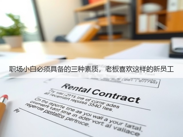 职场小白必须具备的三种素质，老板喜欢这样的新员工(图1)