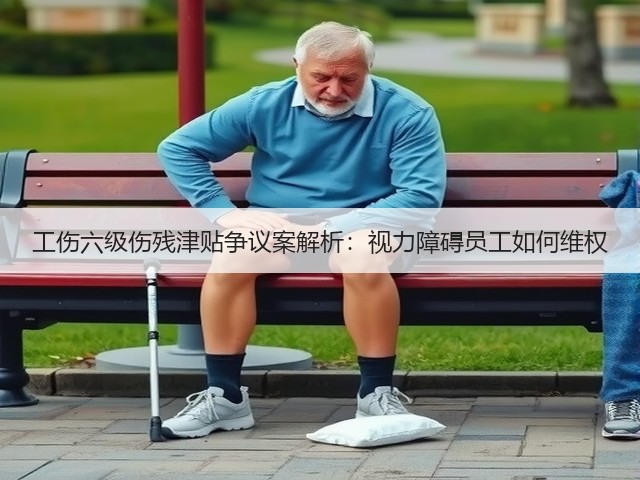 工伤六级伤残津贴争议案解析:视力障碍员工如何维权(图3) 工伤六级伤残津贴争议案解析:视力障碍员工如何维权(图3)