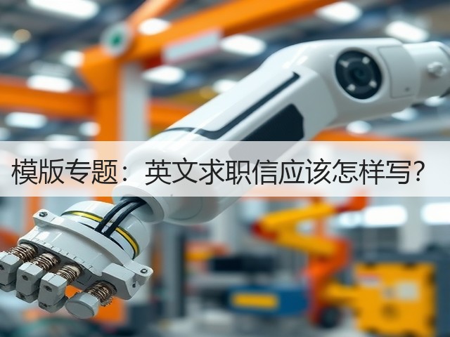 模版专题:英文求职信应该怎样写?(图2) 模版专题:英文求职信应该怎样写?(图2)