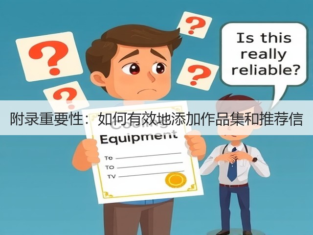 附录重要性：如何有效地添加作品集和推荐信(图2)