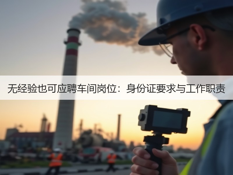无经验也可应聘车间岗位：身份证要求与工作职责