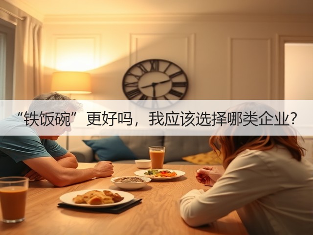 “铁饭碗”更好吗,我应该选择哪类企业?(图2) “铁饭碗”更好吗,我应该选择哪类企业?(图2)