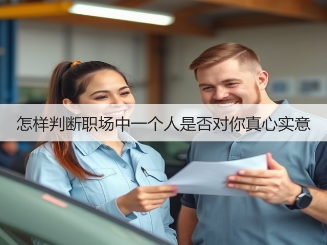 怎样判断职场中一个人是否对你真心实意(图2) 怎样判断职场中一个人是否对你真心实意(图2)