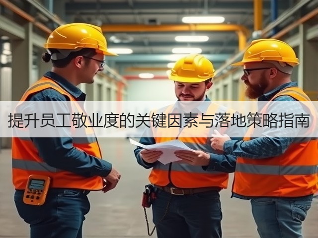 提升员工敬业度的关键因素与落地策略指南(图1) 提升员工敬业度的关键因素与落地策略指南(图1)