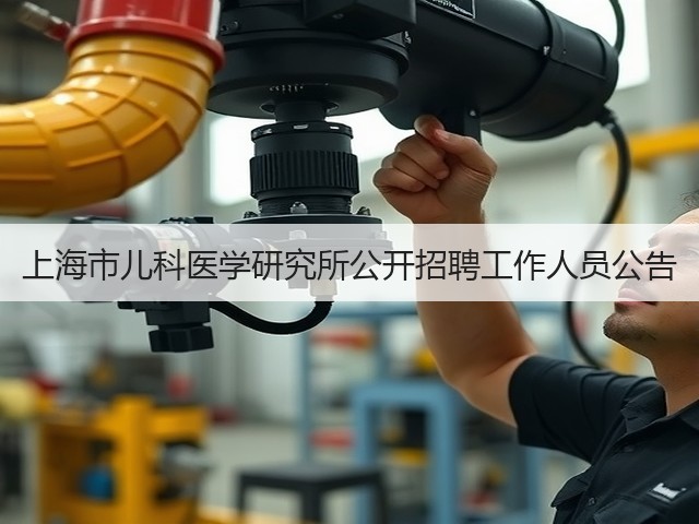 上海市儿科医学研究所公开招聘工作人员公告(图1) 上海市儿科医学研究所公开招聘工作人员公告(图1)