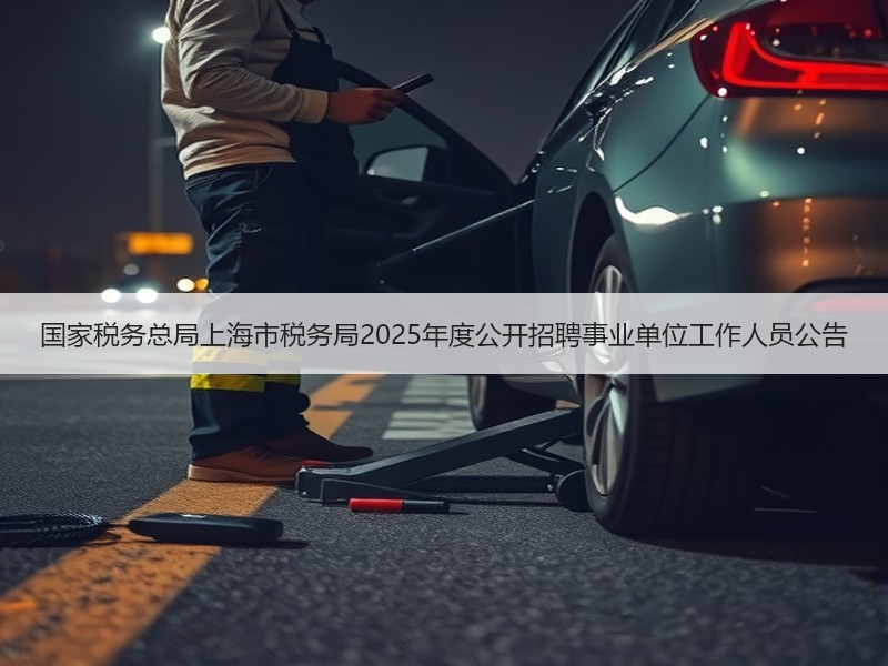 国家税务总局上海市税务局2025年度公开招聘事业单位工作人员公告