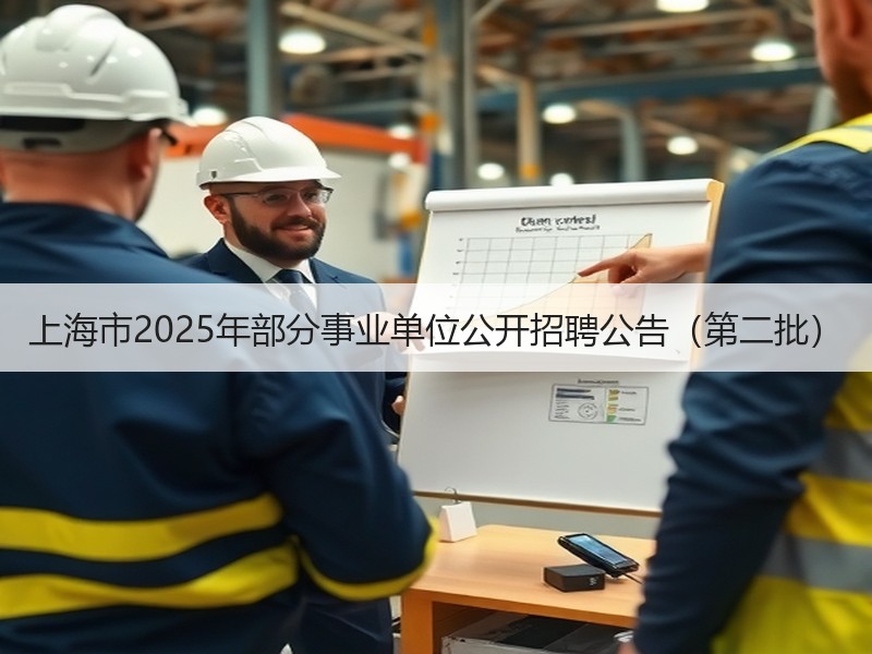 上海市2025年部分事业单位公开招聘公告（第二批）