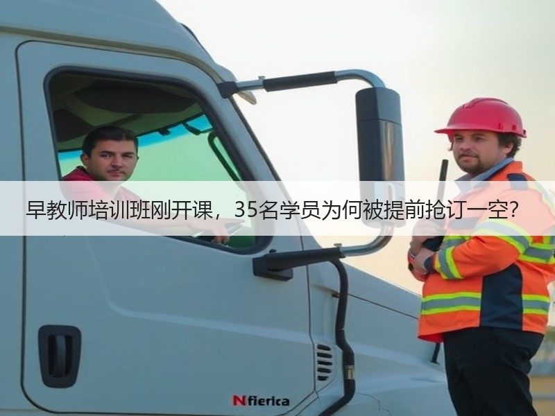 早教师培训班刚开课，35名学员为何被提前抢订一空？