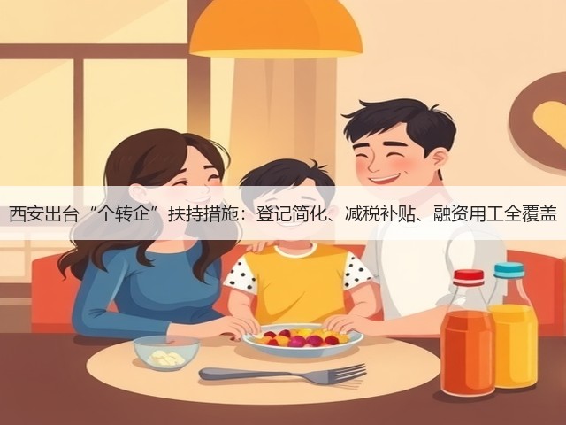 西安出台“个转企”扶持措施:登记简化、减税补贴、融资用工全覆盖(图3) 西安出台“个转企”扶持措施:登记简化、减税补贴、融资用工全覆盖(图3)