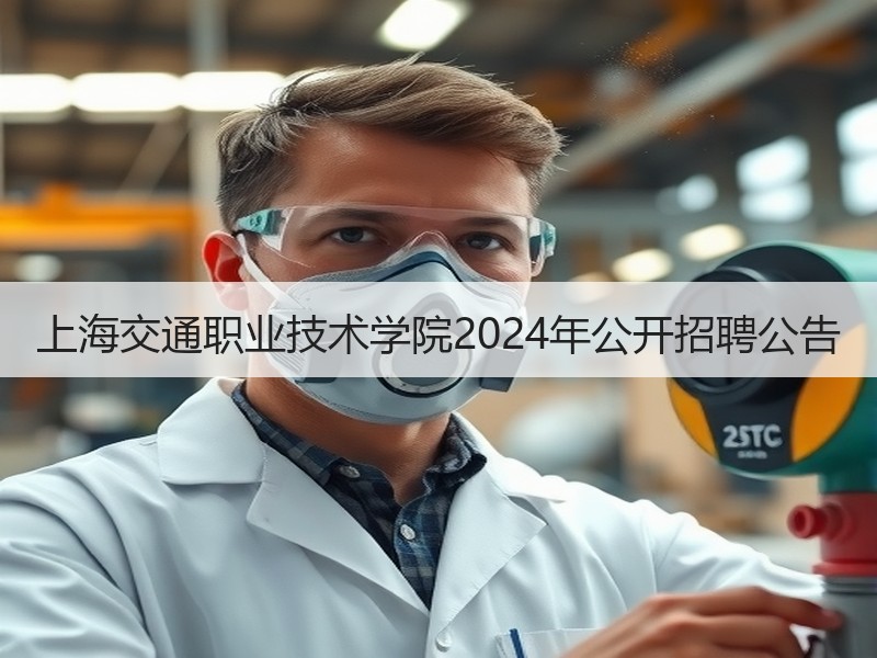 上海交通职业技术学院2024年公开招聘公告