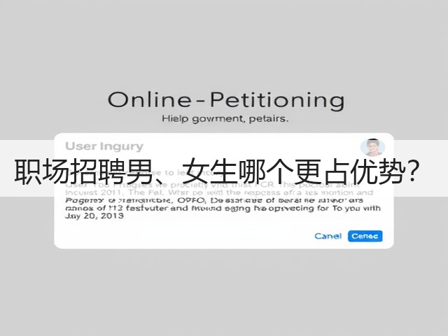 职场招聘男、女生哪个更占优势？(图3)