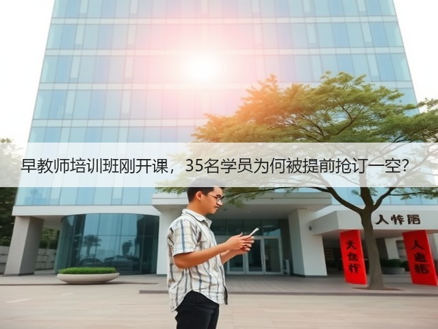 早教师培训班刚开课,35名学员为何被提前抢订一空?(图1) 早教师培训班刚开课,35名学员为何被提前抢订一空?(图1)