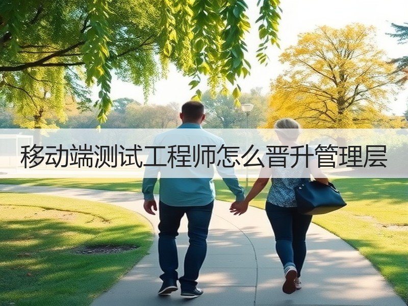 移动端测试工程师怎么晋升管理层