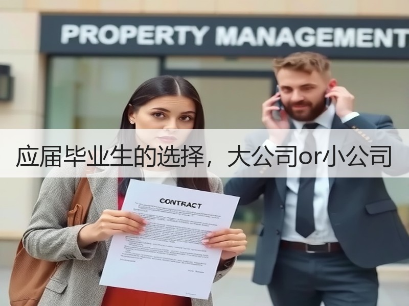 应届毕业生的选择，大公司or小公司
