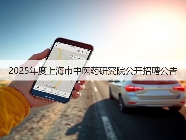 2025年度上海市中医药研究院公开招聘公告(图3)