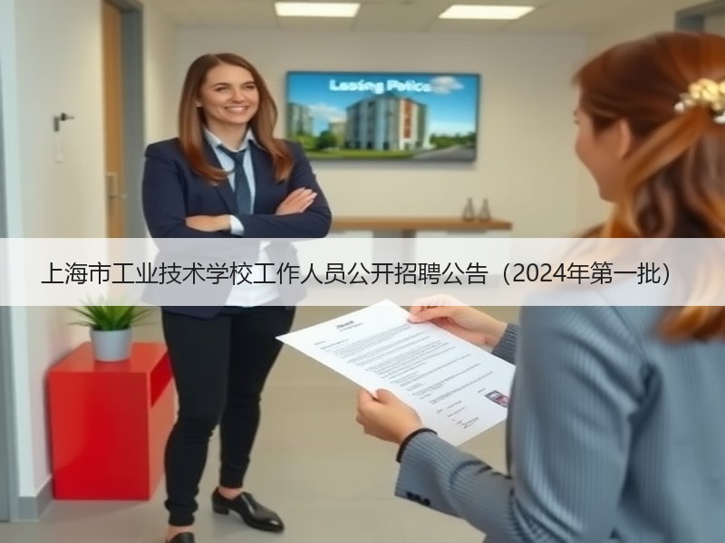 上海市工业技术学校工作人员公开招聘公告（2024年第一批）