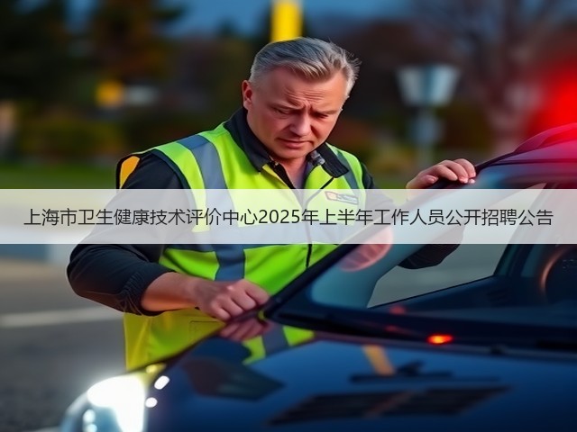 上海市卫生健康技术评价中心2025年上半年工作人员公开招聘公告(图1) 上海市卫生健康技术评价中心2025年上半年工作人员公开招聘公告(图1)