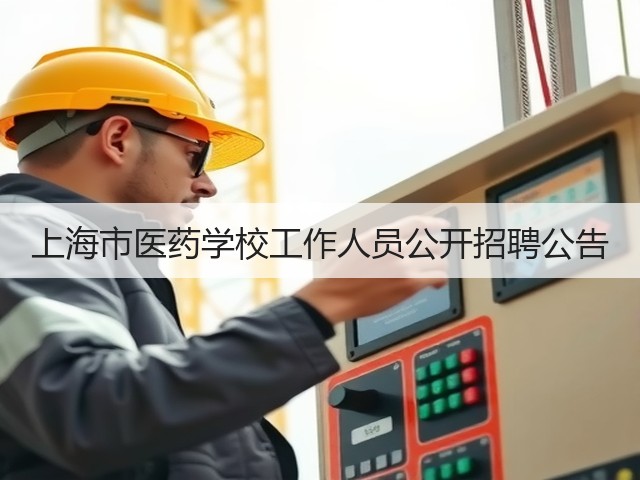 上海市医药学校工作人员公开招聘公告(图1)