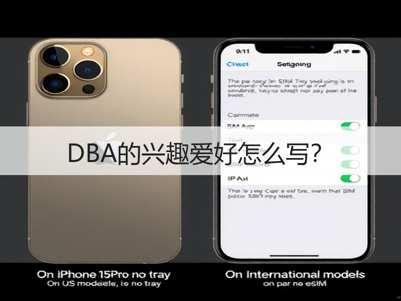 DBA的兴趣爱好怎么写？
