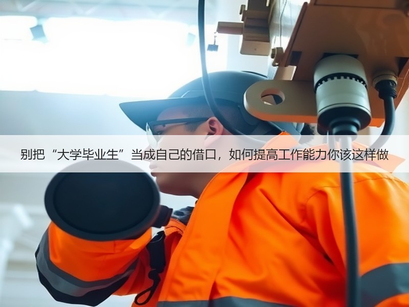 别把“大学毕业生”当成自己的借口，如何提高工作能力你该这样做