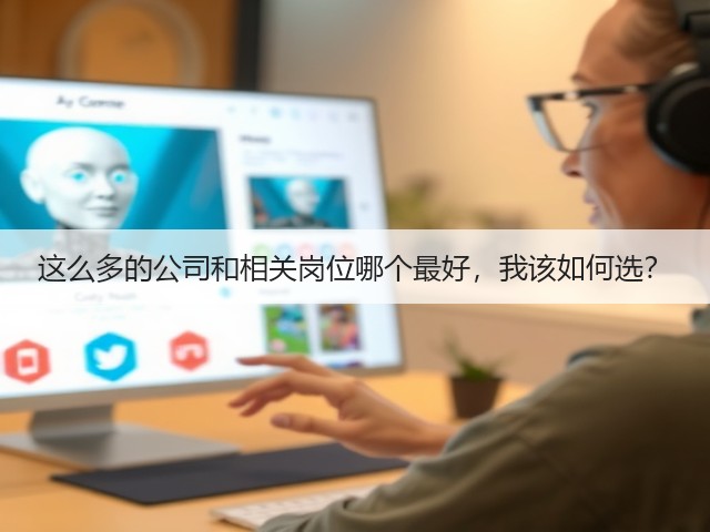 这么多的公司和相关岗位哪个最好,我该如何选?(图1) 这么多的公司和相关岗位哪个最好,我该如何选?(图1)