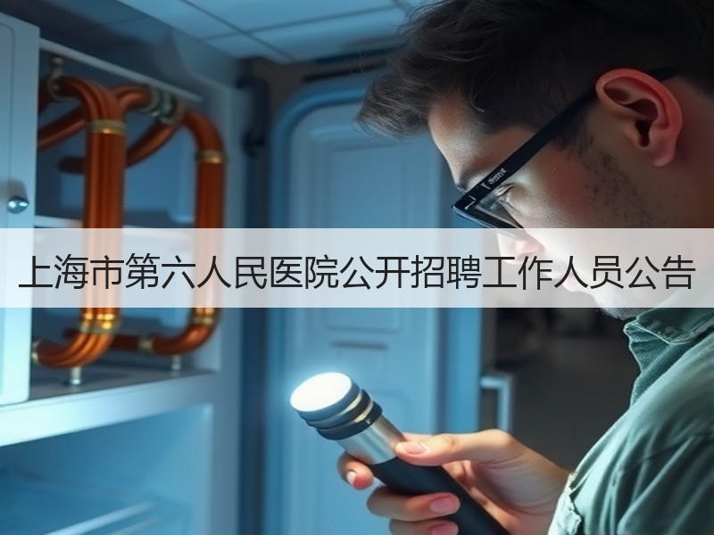 上海市第六人民医院公开招聘工作人员公告