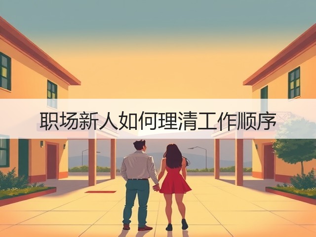 职场新人如何理清工作顺序(图1)