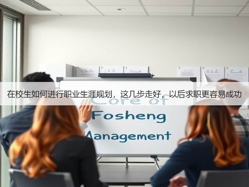 在校生如何进行职业生涯规划，这几步走好，以后求职更容易成功