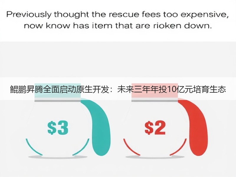 鲲鹏昇腾全面启动原生开发：未来三年年投10亿元培育生态