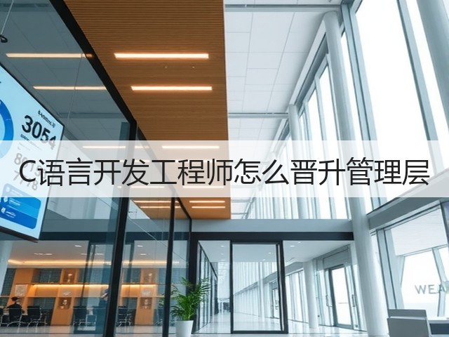 C语言开发工程师怎么晋升管理层(图3) C语言开发工程师怎么晋升管理层(图3)