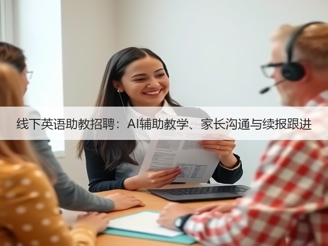 线下英语助教招聘：AI辅助教学、家长沟通与续报跟进(图3)