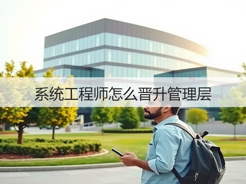 系统工程师怎么晋升管理层