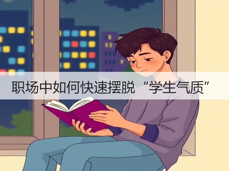 职场中如何快速摆脱“学生气质”