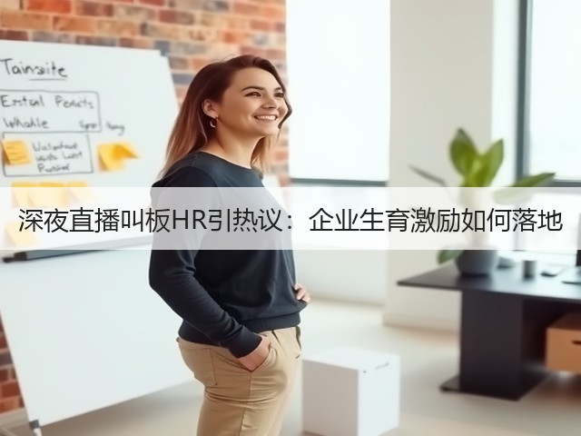 深夜直播叫板HR引热议:企业生育激励如何落地(图3) 深夜直播叫板HR引热议:企业生育激励如何落地(图3)